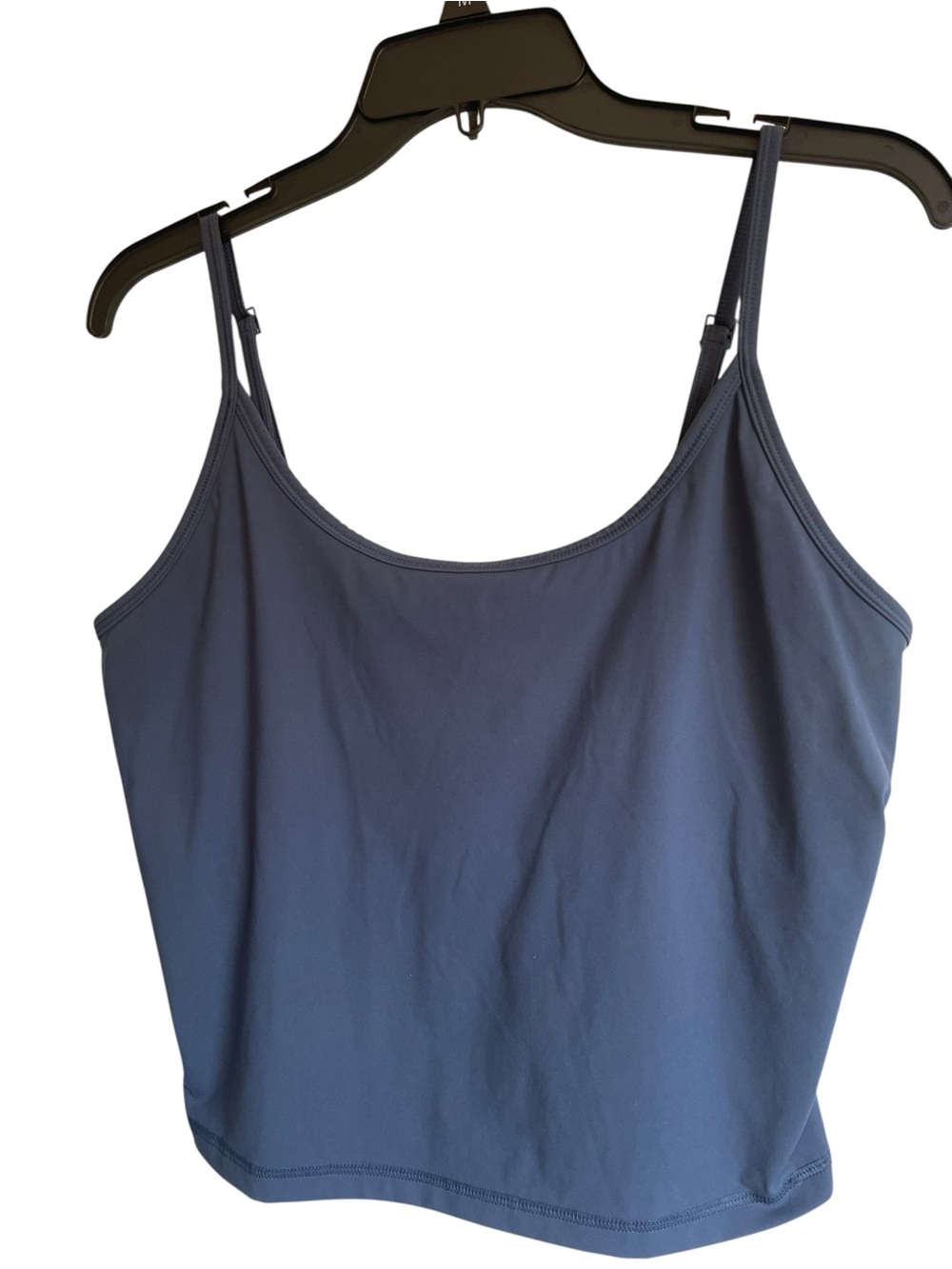 Everlane Perform Cami Shelf Bra Adjustable Straps in Ocean Blue